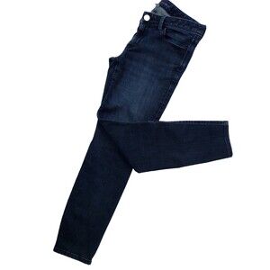 Banana Republic Women's Low Rise Skinny Distressed Faded Blue Jeans 29